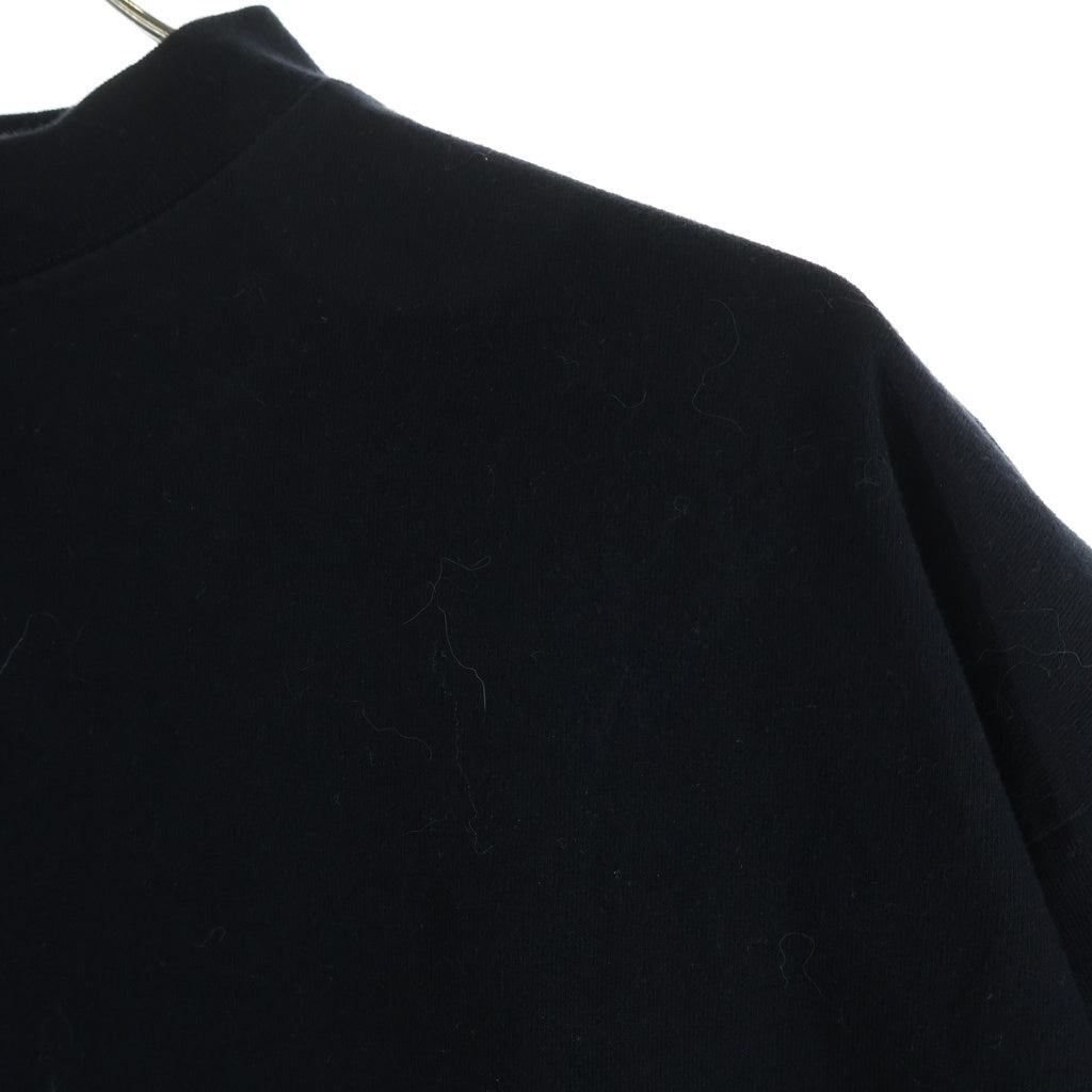 BALENCIAGA(バレンシアガ) オーバーサイズTシャツ 23SS ×ADIDAS トレフォイルロゴ刺繍 ブラック #L レディース