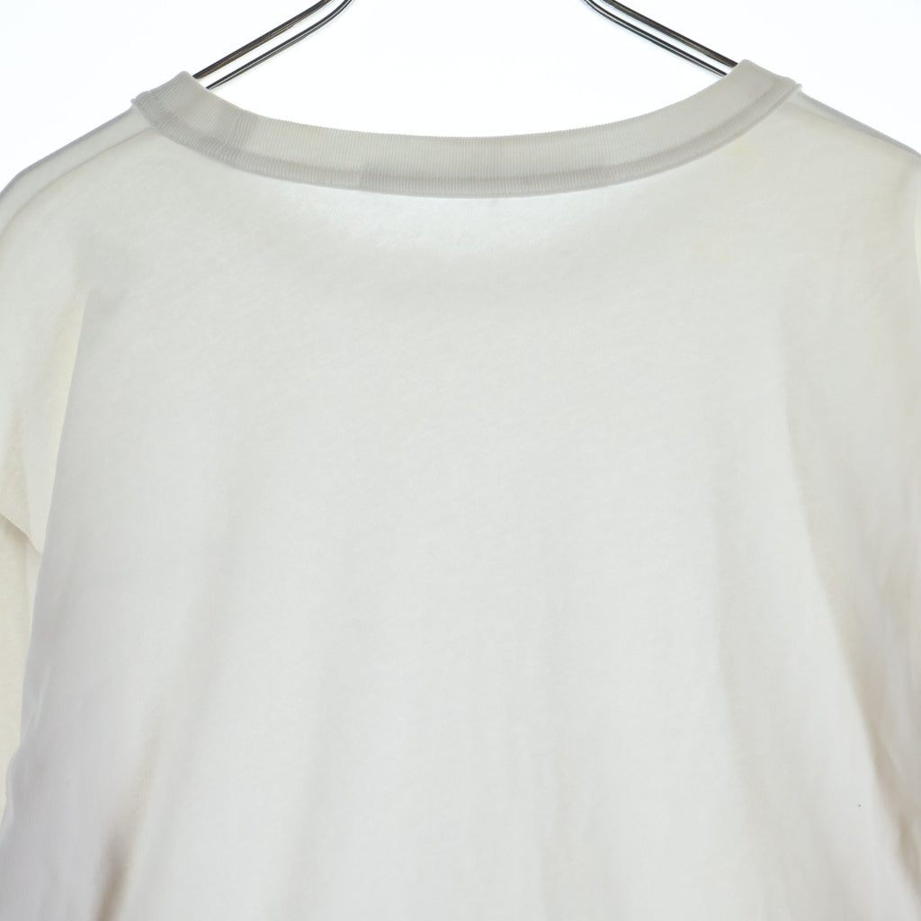 ALEXANDER WANG(アレキサンダーワン) フロントロゴプリント ロングスリーブ長袖Tシャツ ホワイト #S レディース