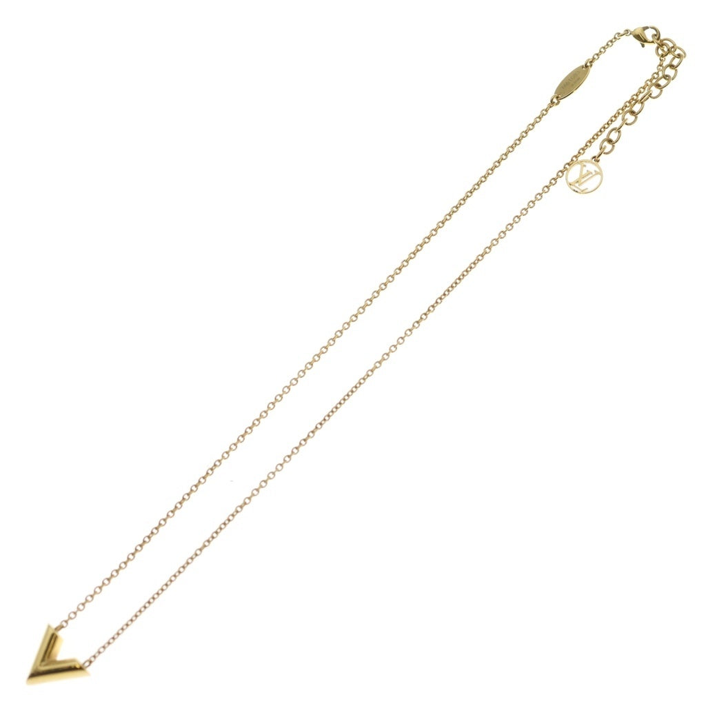 LOUIS VUITTON(ルイヴィトン) エセンシャルV ネックレス ペンダント チェーン ゴールド GP M61083 レディース
