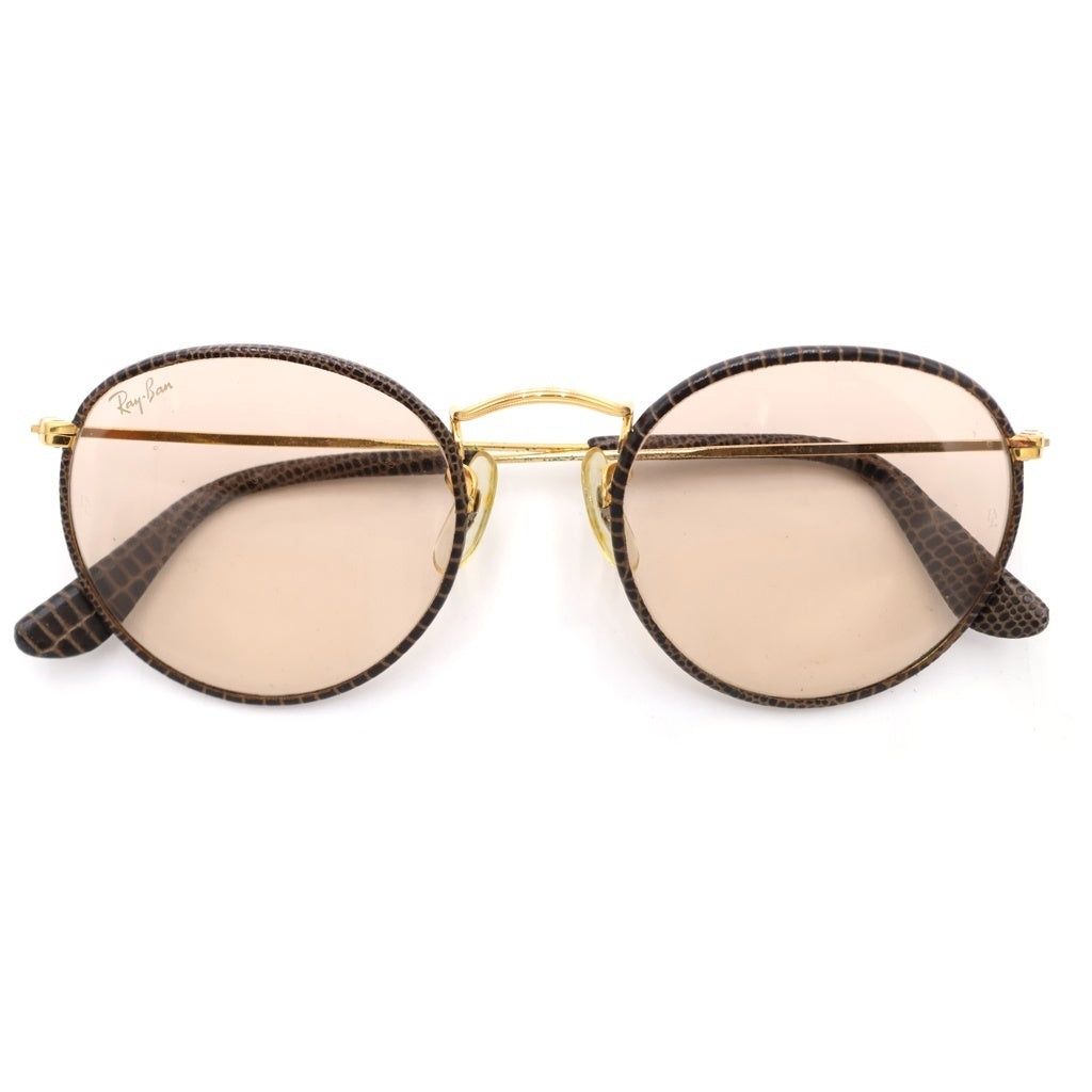Ray Ban(レイバン) ラウンドメタル サングラス アイウェア カラーレンズ ブラウン/ゴールド RB3447