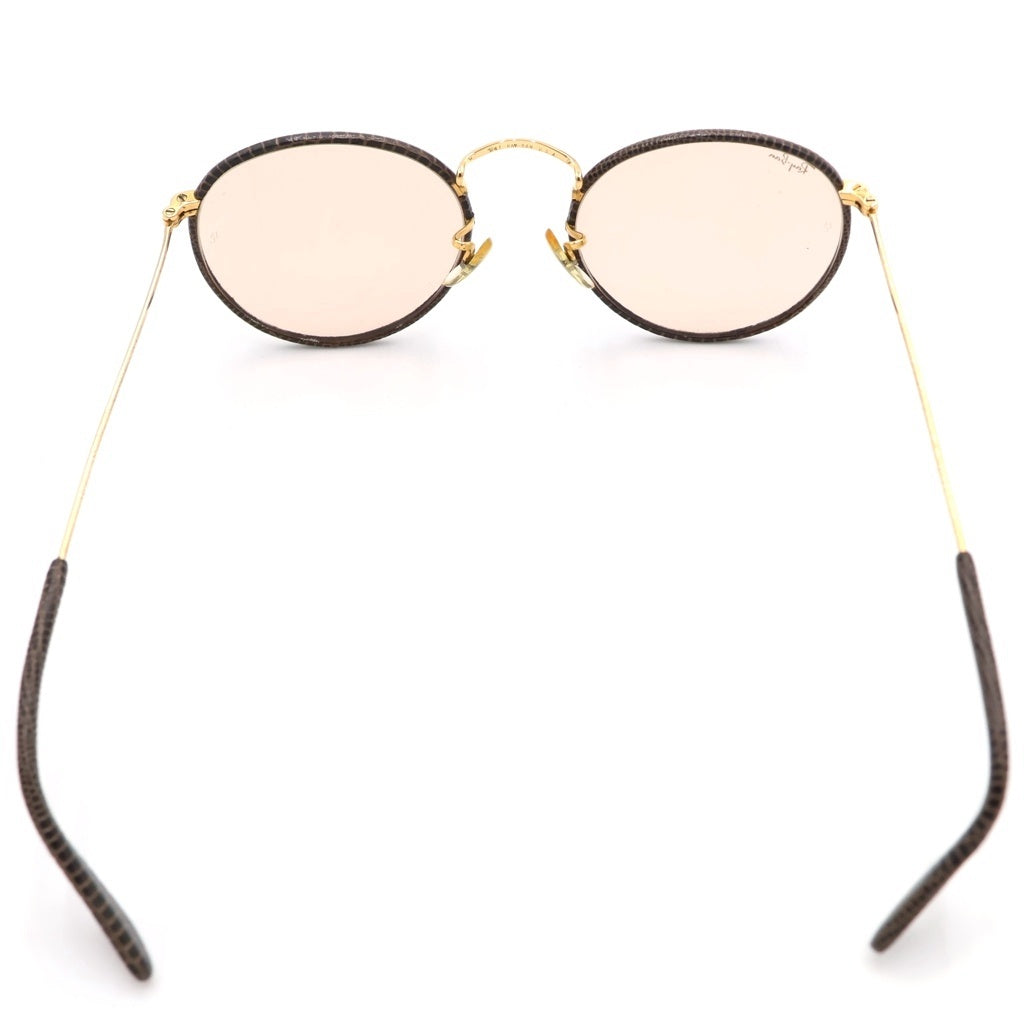 Ray Ban(レイバン) ラウンドメタル サングラス アイウェア カラーレンズ ブラウン/ゴールド RB3447