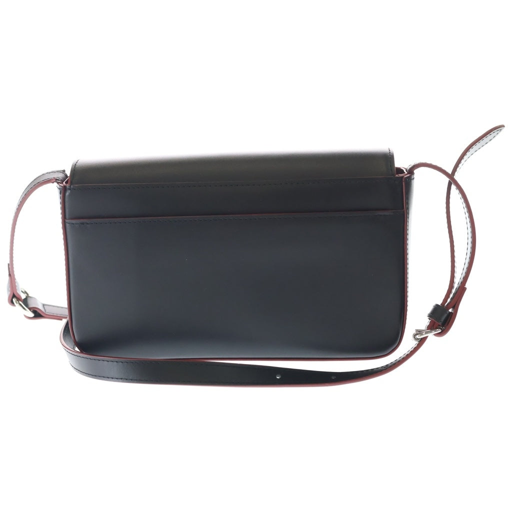 Vivienne Westwood(ヴィヴィアンウエストウッド) Tiny Orb クロスボディバッグ ショルダーバッグ ブラック×レッド レザー シルバー金具 レディース
