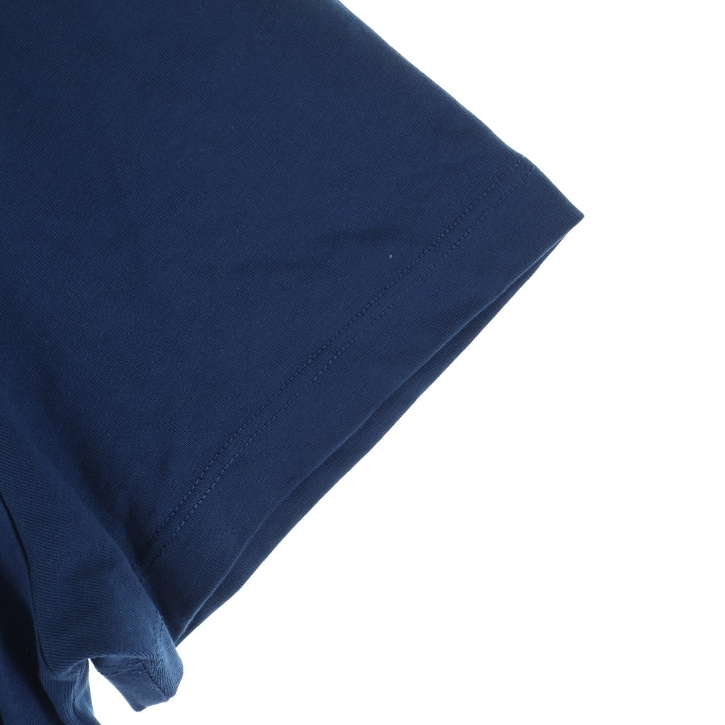 LOEWE(ロエベ) フロントロゴ刺繍 コットン半袖Tシャツ カットソー ネイビー H526Y22J26