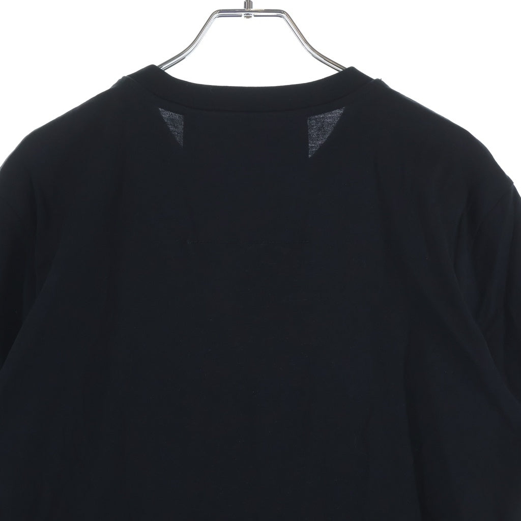 GIVENCHY(ジバンシィ) フロントロゴプリント 半袖Tシャツ カットソー ブラック BM716G3YAC