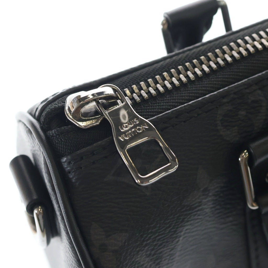 LOUIS VUITTON(ルイヴィトン) モノグラム エクリプス キーポルバンドリエールXS PVC レザー 2WAY ハンドバッグ ショルダーバッグ ICタイプ ブラック M45947 レディース