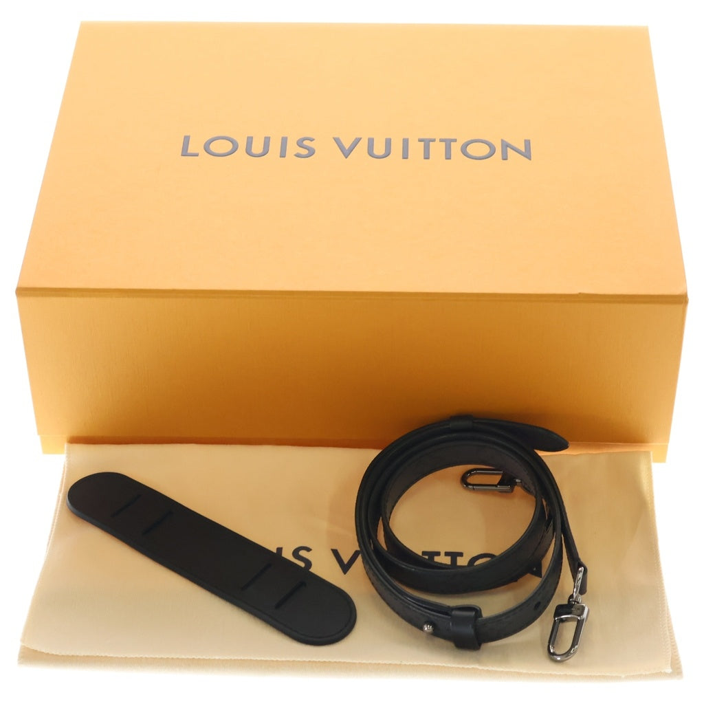 LOUIS VUITTON(ルイヴィトン) モノグラム エクリプス キーポルバンドリエールXS PVC レザー 2WAY ハンドバッグ ショルダーバッグ ICタイプ ブラック M45947 レディース