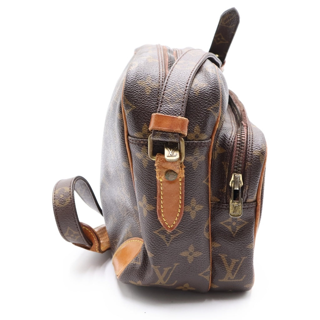 LOUIS VUITTON(ルイヴィトン) モノグラム ナイル PVC レザー ショルダーバッグ ブラウン M45244 レディース