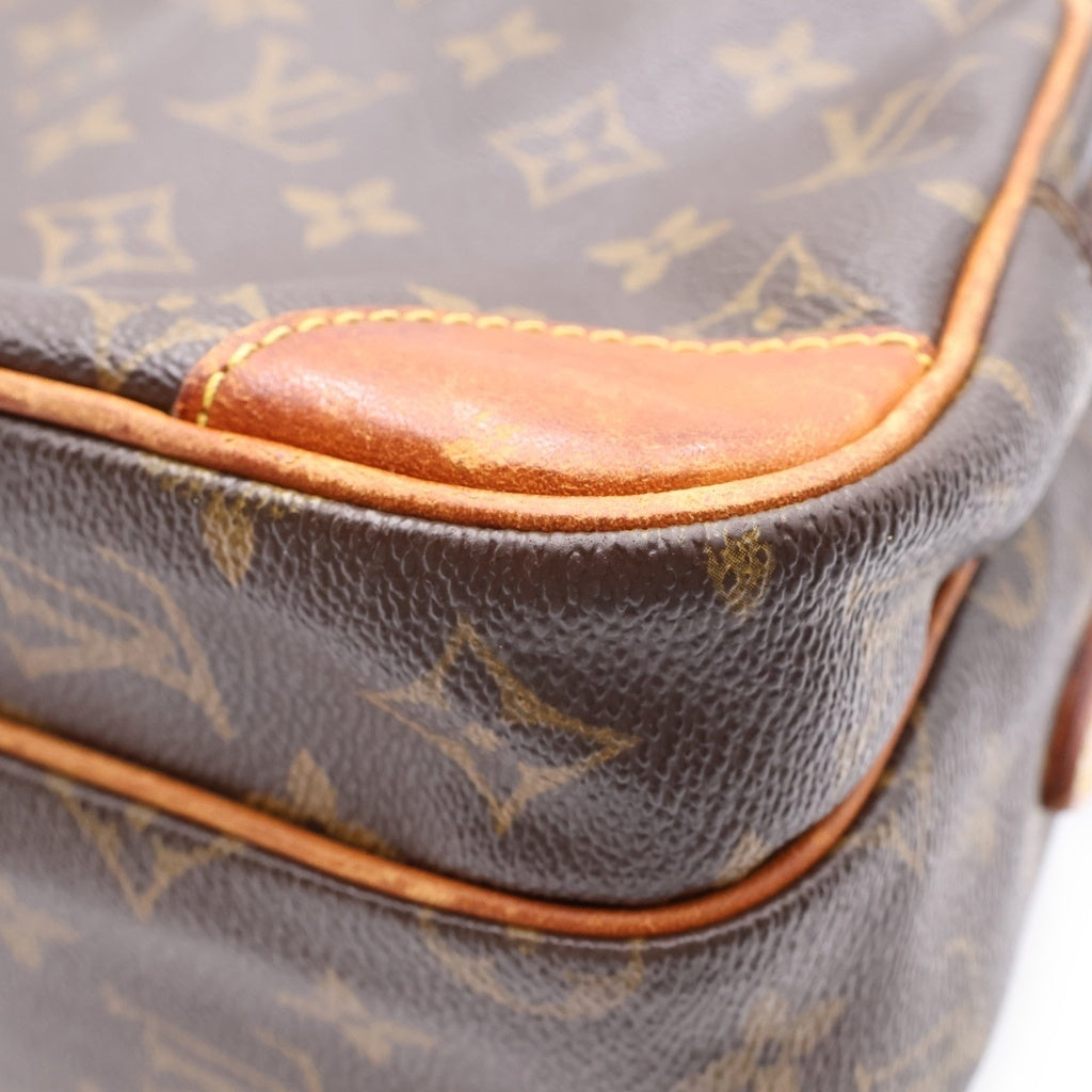 LOUIS VUITTON(ルイヴィトン) モノグラム ナイル PVC レザー ショルダーバッグ ブラウン M45244 レディース
