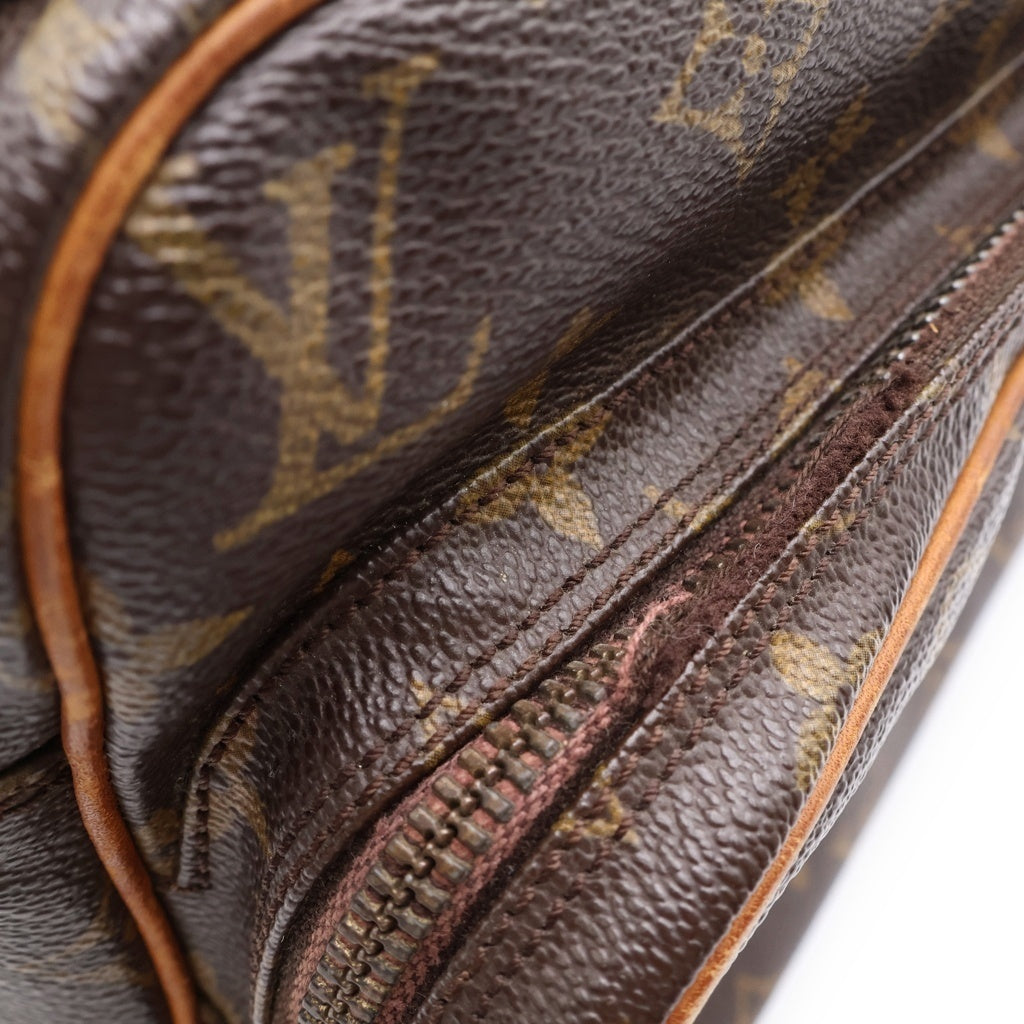 LOUIS VUITTON(ルイヴィトン) モノグラム ナイル PVC レザー ショルダーバッグ ブラウン M45244 レディース