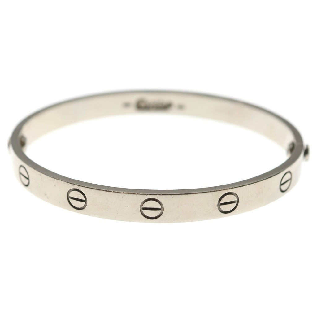 Cartier(カルティエ) ラブブレスレット バングル Au750 K18WG ホワイトゴールド