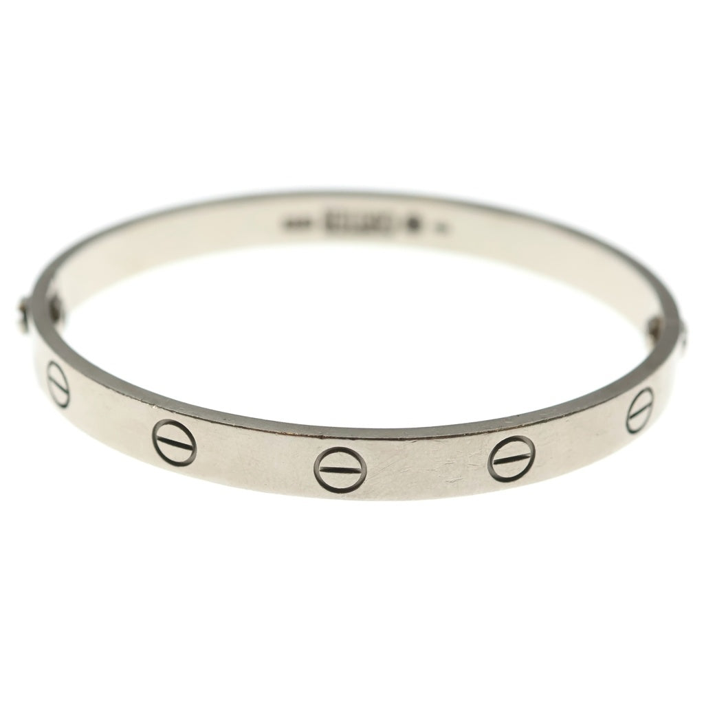 Cartier(カルティエ) ラブブレスレット バングル Au750 K18WG ホワイトゴールド