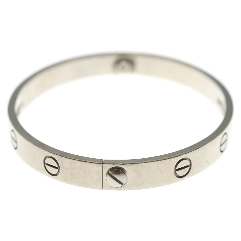 Cartier(カルティエ) ラブブレスレット バングル Au750 K18WG ホワイトゴールド