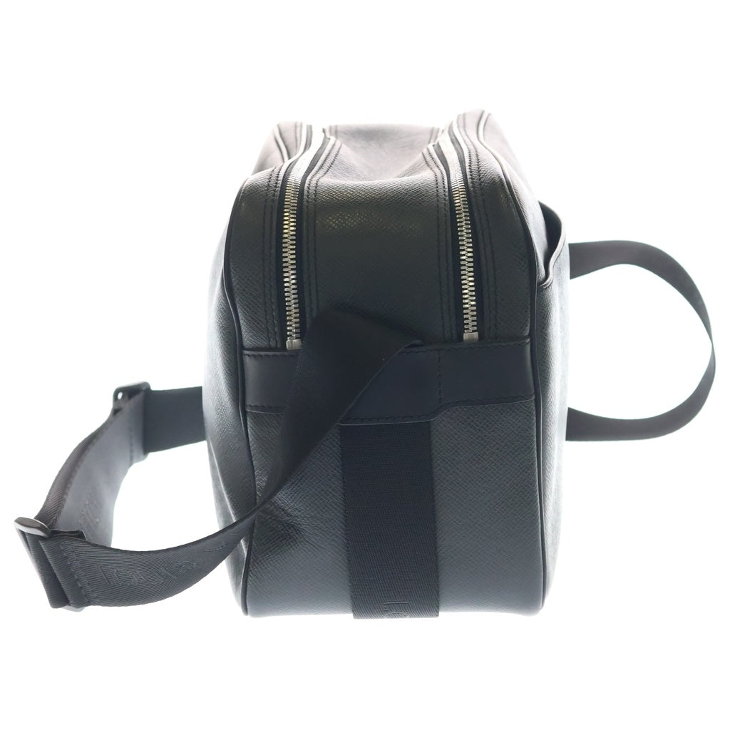 LOUIS VUITTON(ルイヴィトン) リポーターPM タイガ ショルダーバッグ ブラック レザー M30152 シルバー金具 レディース