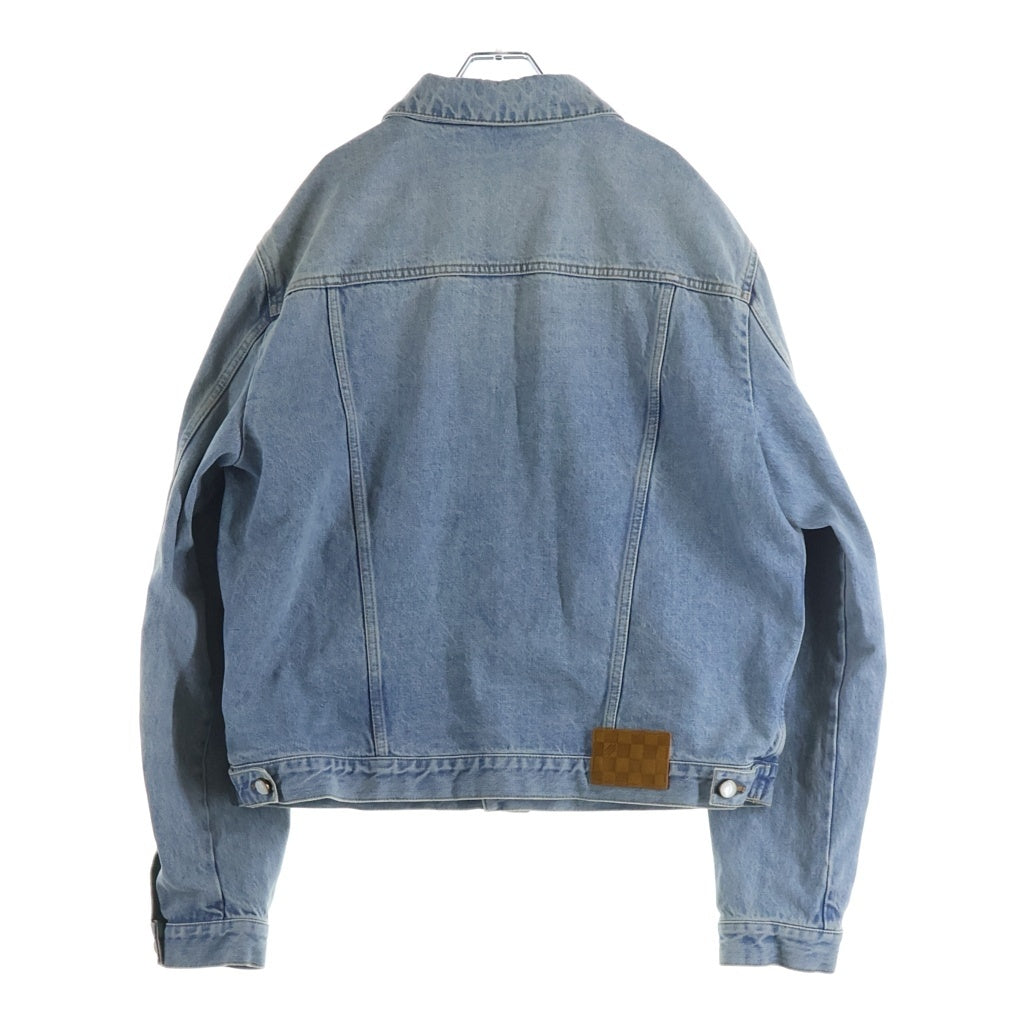 LOUIS VUITTON(ルイヴィトン) 25SS ウォッシュ加工 パールボタンデニムジャケット インディゴ RM251MQ PCP HSA45W