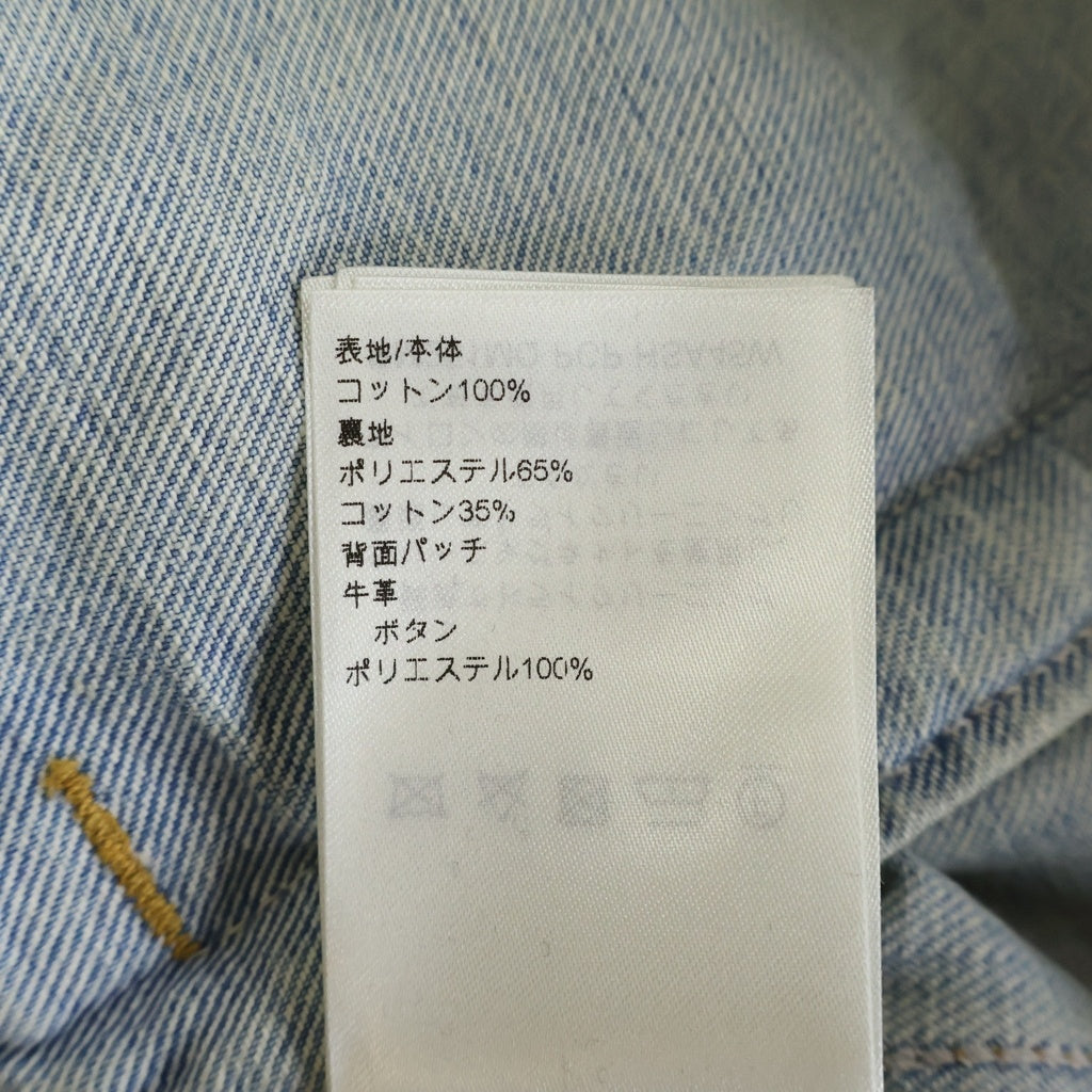 LOUIS VUITTON(ルイヴィトン) 25SS ウォッシュ加工 パールボタンデニムジャケット インディゴ RM251MQ PCP HSA45W
