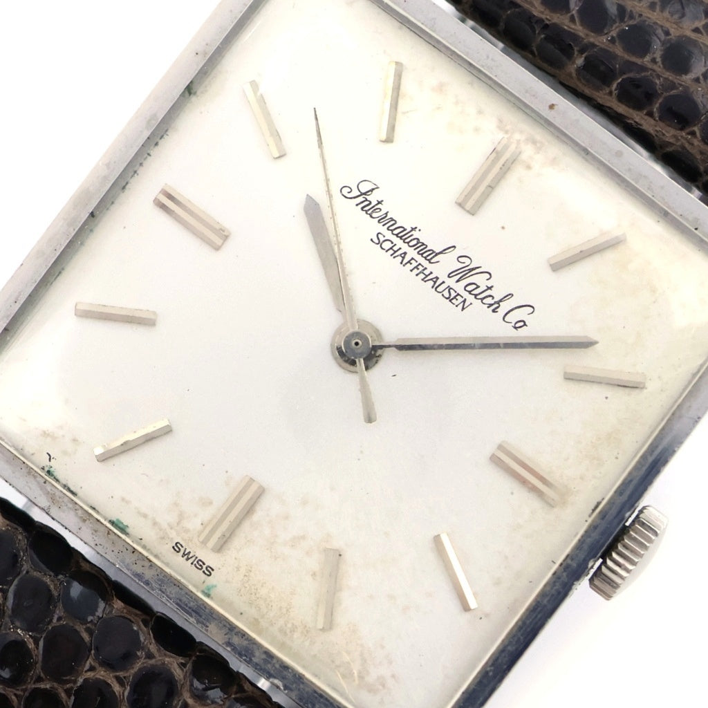 IWC(アイダブリューシー) SCHAFFHAUSEN スクエアウォッチ SS/手巻き ヴィンテージ 腕時計 レディース