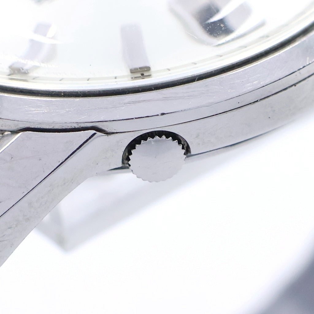 SEIKO(セイコー) ウィークデーター シルバー文字盤 SS×革/AT 腕時計 ヴィンテージ J13080