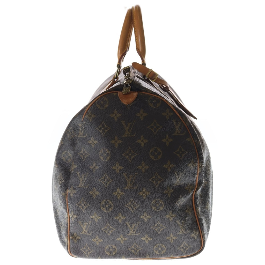 LOUIS VUITTON(ルイヴィトン) モノグラム キーポル50 PVC レザー ボストンバッグ ハンドバッグ ブラウン M41426 レディース