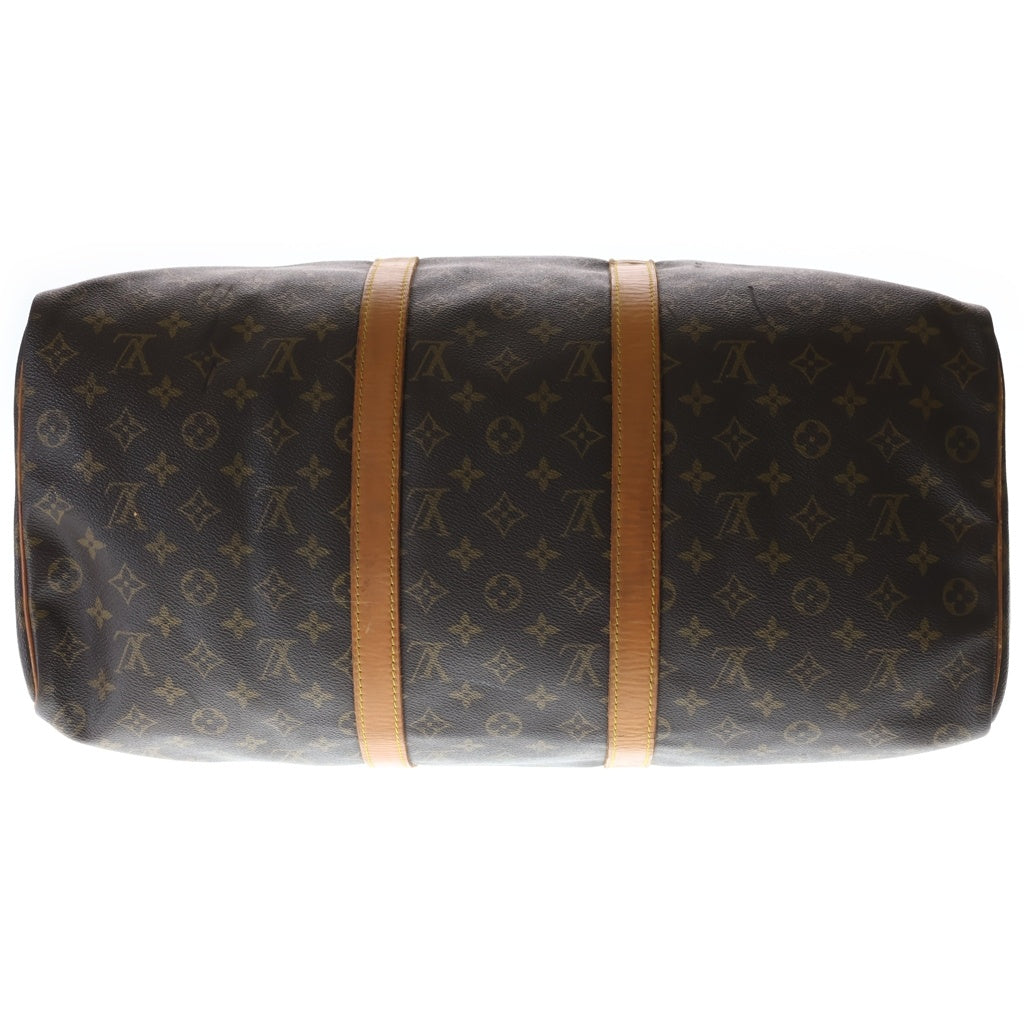 LOUIS VUITTON(ルイヴィトン) モノグラム キーポル50 PVC レザー ボストンバッグ ハンドバッグ ブラウン M41426 レディース