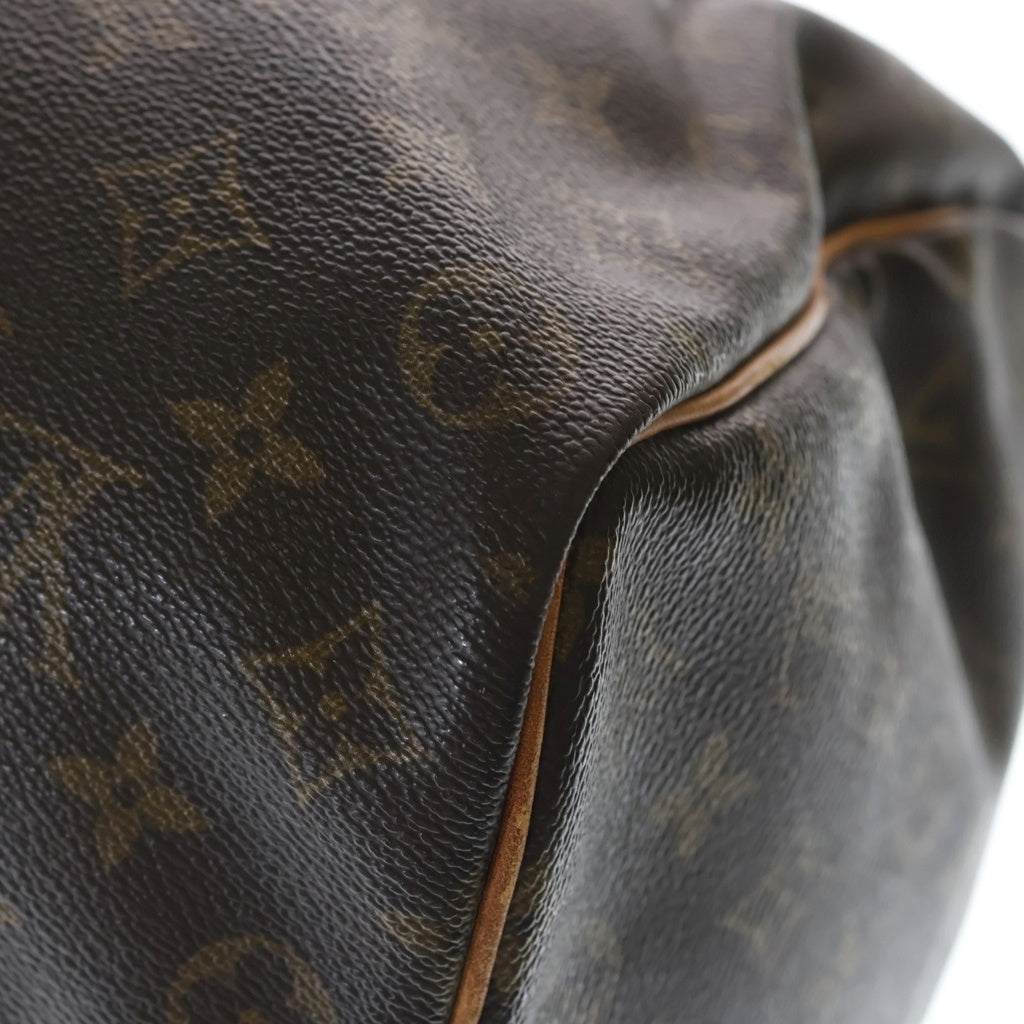 LOUIS VUITTON(ルイヴィトン) モノグラム キーポル50 PVC レザー ボストンバッグ ハンドバッグ ブラウン M41426 レディース