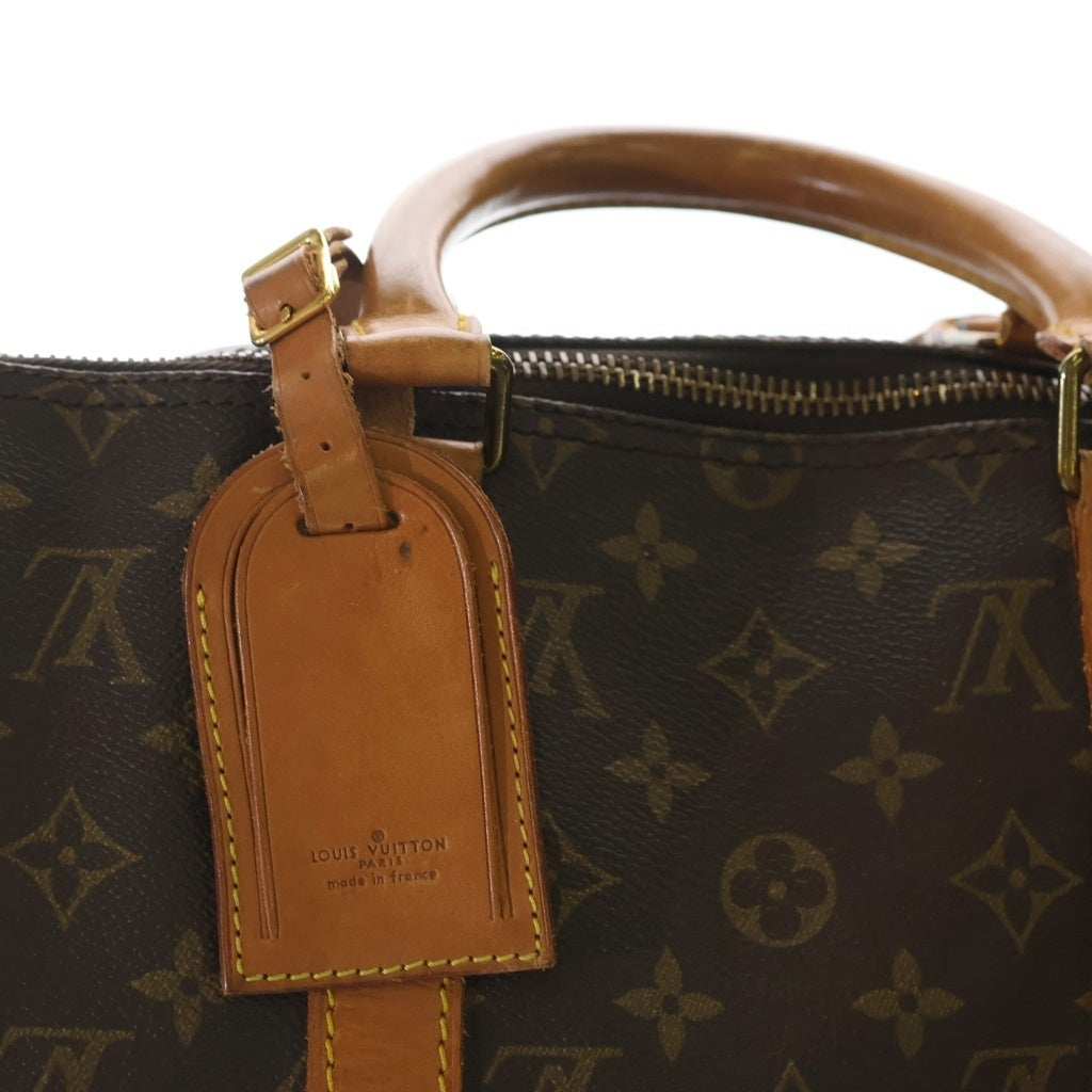 LOUIS VUITTON(ルイヴィトン) モノグラム キーポル50 PVC レザー ボストンバッグ ハンドバッグ ブラウン M41426 レディース