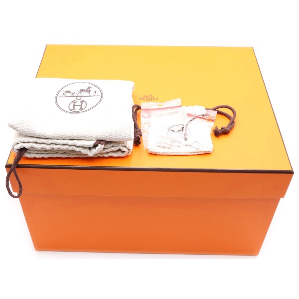 HERMES(エルメス) ピコタンロックMM ハンドバッグ トリヨンクレマンス シルバー金具 クレ グレー K刻印 レディース