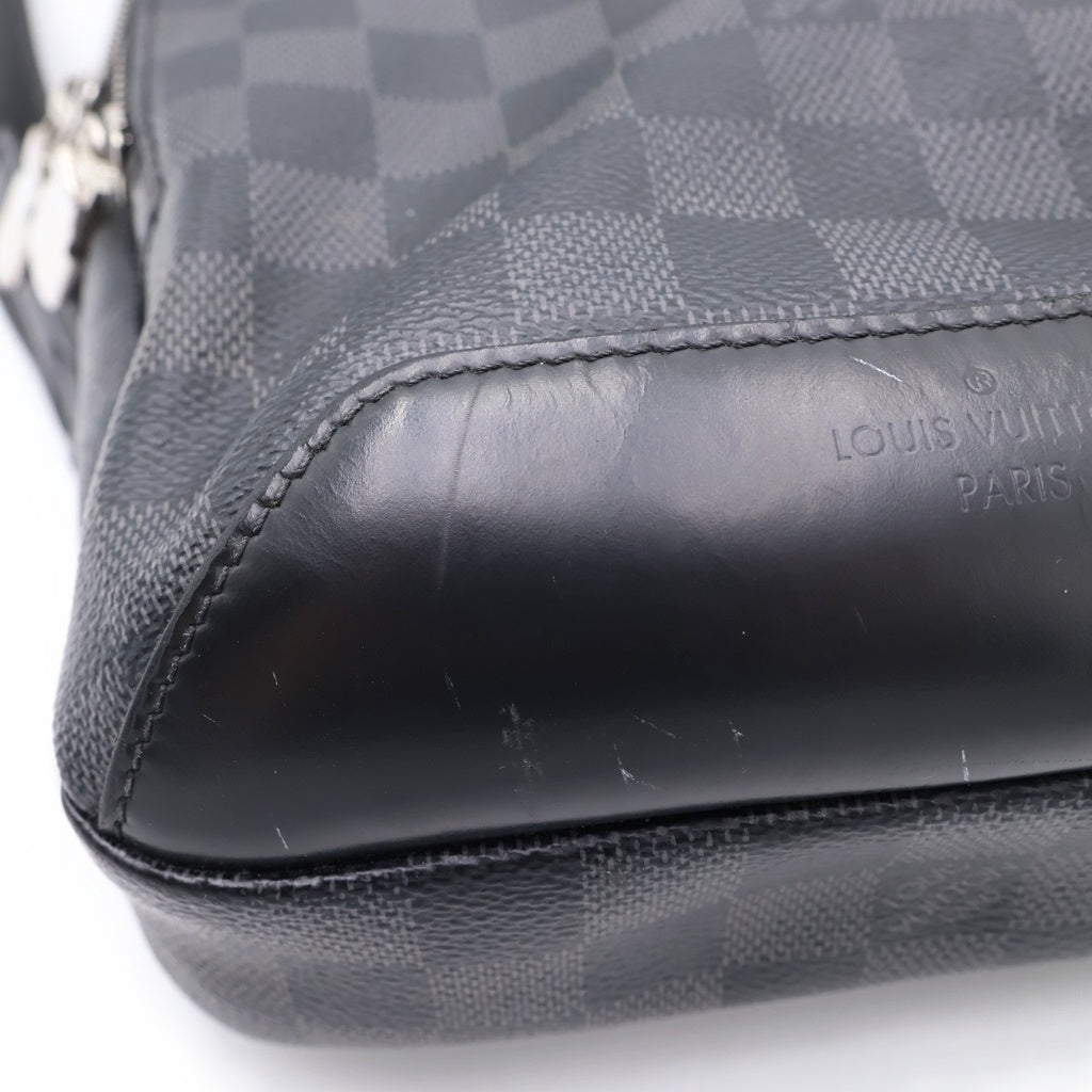 LOUIS VUITTON(ルイヴィトン) ダミエグラフィット アヴェニュー スリングバッグ PVC レザー ボディバッグ ショルダーバッグ ブラック N41719 レディース