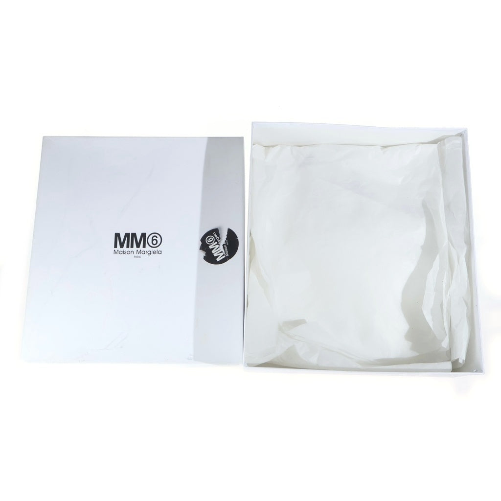 MM6 Maison Margiela(エムエムシックスメゾンマルジェラ) レザーヒールブーツ ブラック #36 レディース
