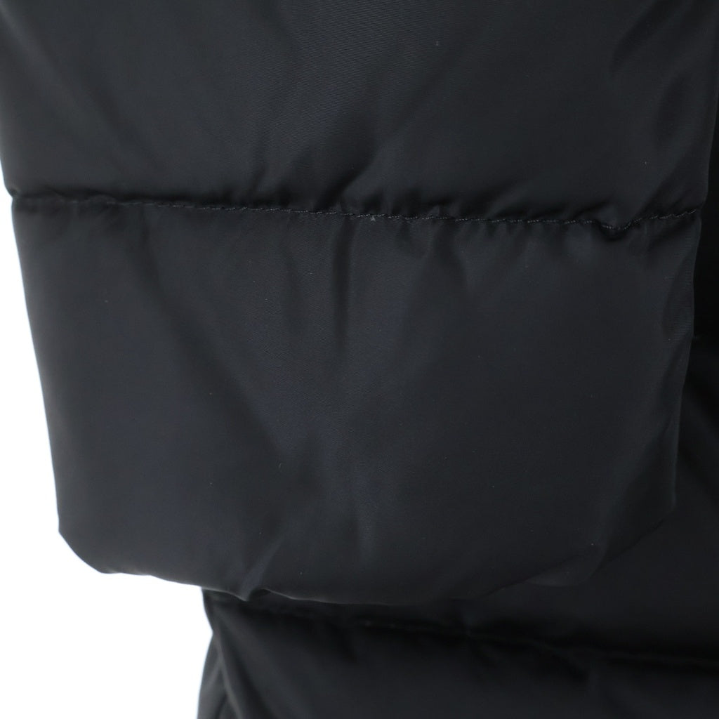 MONCLER(モンクレール) ワッペンロゴ フラメッテ ナイロン ダウンコート ロング ダウンジャケット ブラック #2 D20934993105 レディース