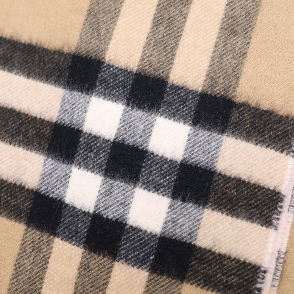 BURBERRY(バーバリー) ノバチェック カシミヤ マフラー ストール ブラウン/ネイビー/ピンク レディース