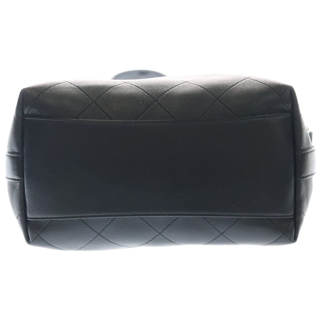 CHANEL(シャネル) ハンドバッグ トートバッグ チェーンバッグ ブラック レザー AS5406 シルバー金具 レディース