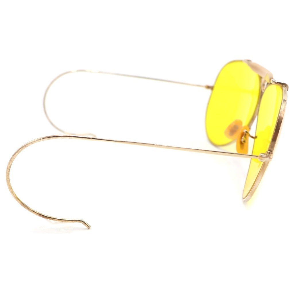 Ray Ban(レイバン) シューター カリクロームレンズ ボシュロム ティアドロップフレーム サングラス メガネ 眼鏡 アイウェア ゴールド/イエロー