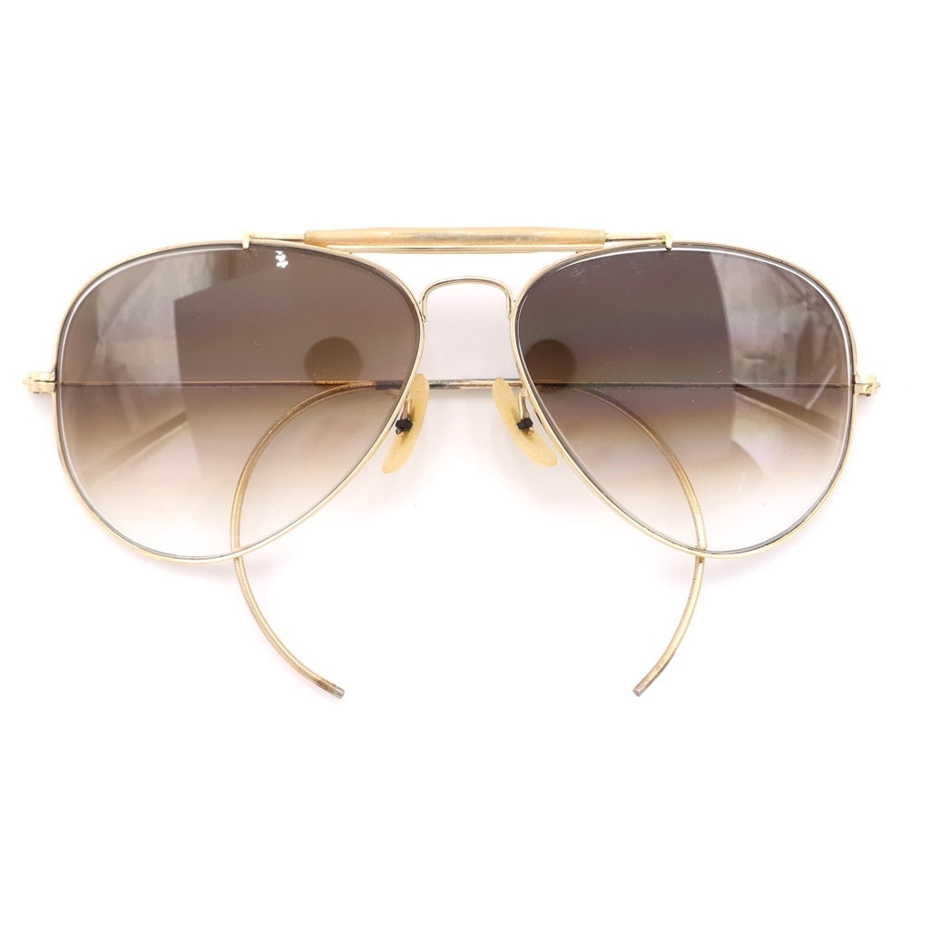 Ray Ban(レイバン) アウトドアーズマン ティアドロップフレーム ツーブリッジ サングラス メガネ 眼鏡 アイウェア ゴールド