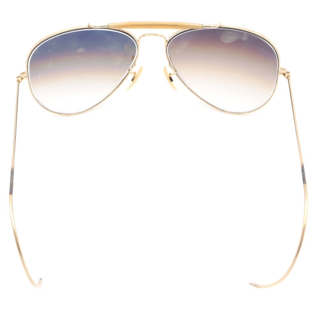 Ray Ban(レイバン) アウトドアーズマン ティアドロップフレーム ツーブリッジ サングラス メガネ 眼鏡 アイウェア ゴールド
