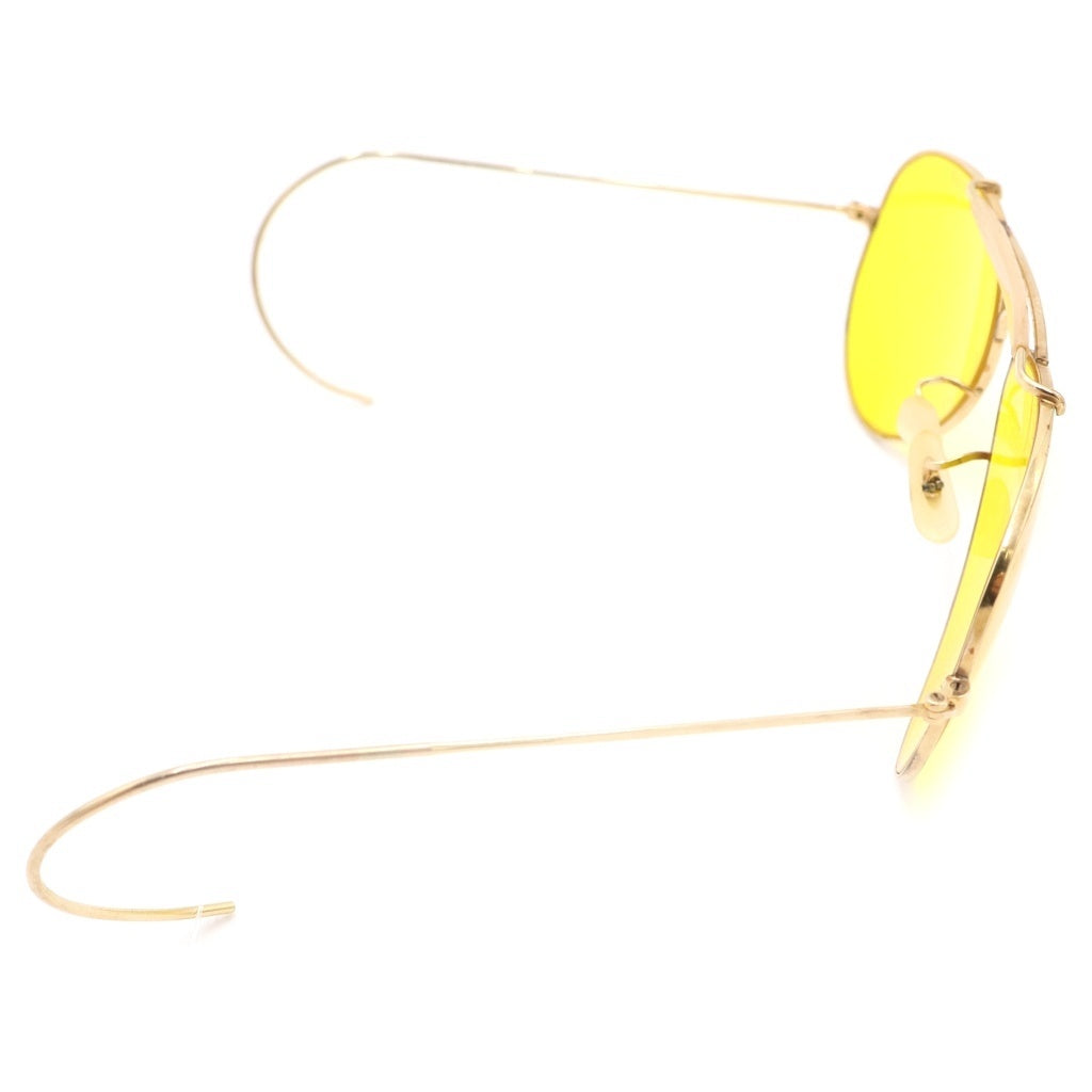 Ray Ban(レイバン) アウトドアーズマン カリクロームレンズ ボシュロムティアドロップフレーム ツーブリッジ サングラス メガネ 眼鏡 アイウェア ゴールド/イエロー