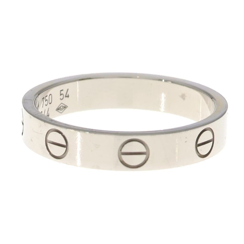 Cartier(カルティエ) ミニラブ リング ホワイトゴールド Au750WG #14