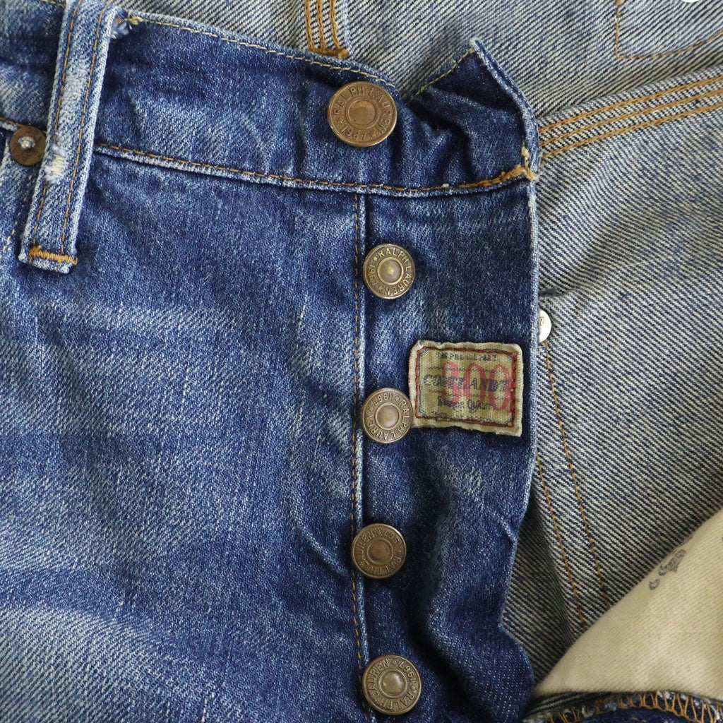 POLO RALPH LAUREN(ポロラルフローレン) デニムパンツ ジーンズ ボタンフライ ブルー MNBLDNMM4P00048