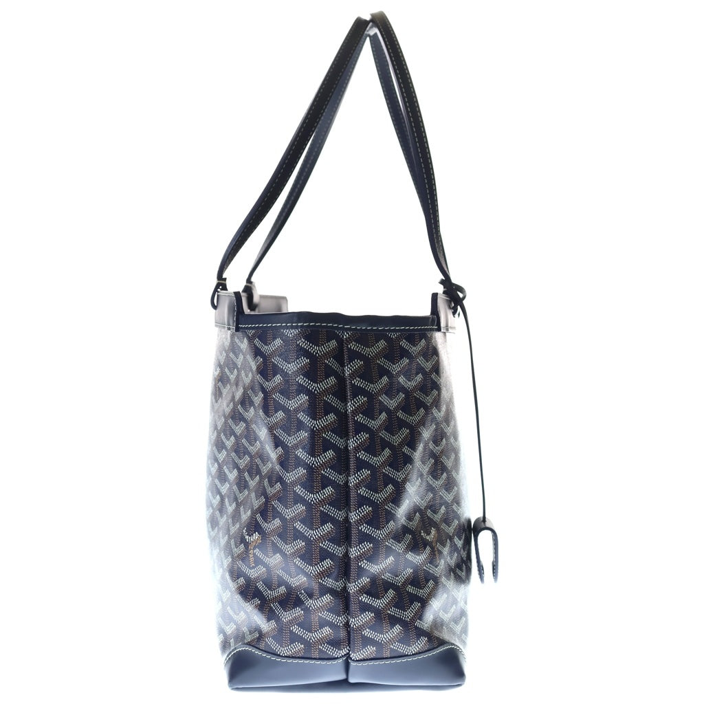 GOYARD(ゴヤール) ベルシャス ビヨード PM ブルドッグペイント ハンドバッグ トートバッグ ネイビー レザー レディース