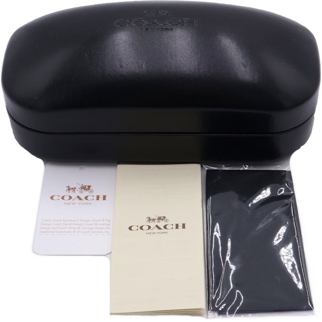 COACH(コーチ) ミラーレンズ ウェリントンフレーム サングラス メガネ 眼鏡 アイウェア ブラック 54676G