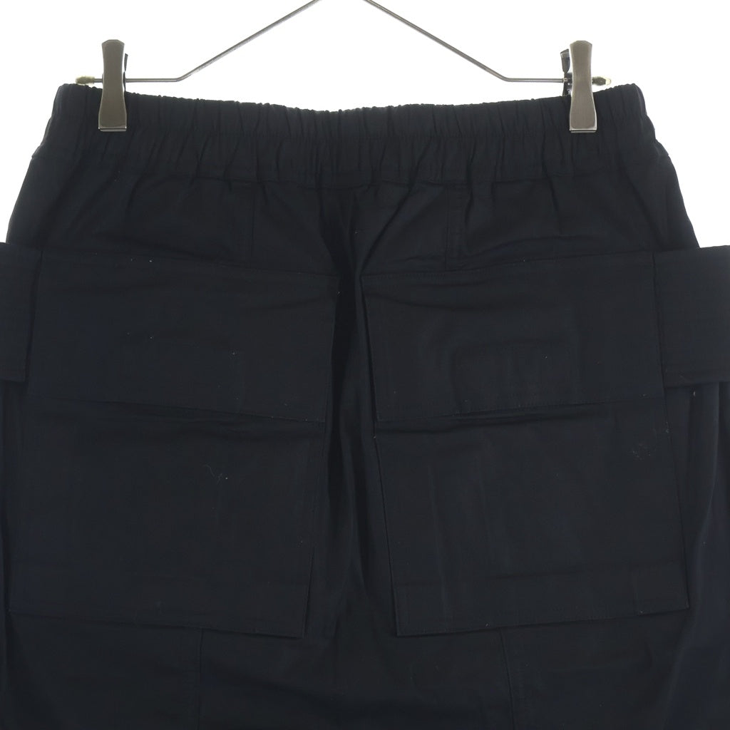Rick Owens DRKSHDW(リックオウエンス ダークシャドウ) クリーチ カーゴパンツ ナイロン ハーフパンツ #S ブラック