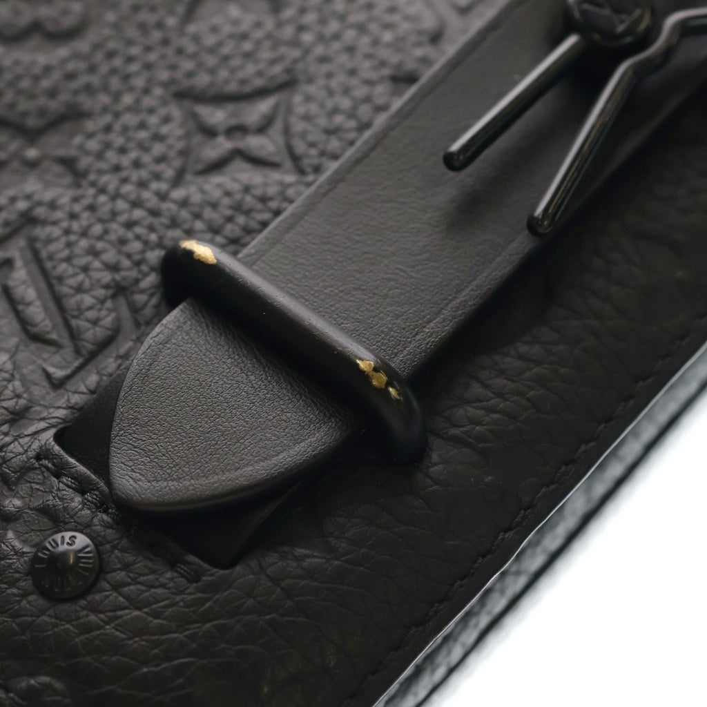 LOUIS VUITTON(ルイヴィトン) スティーマー メッセンジャー モノグラムトリヨン レザー ショルダーバッグ ブラック M57307 レディース