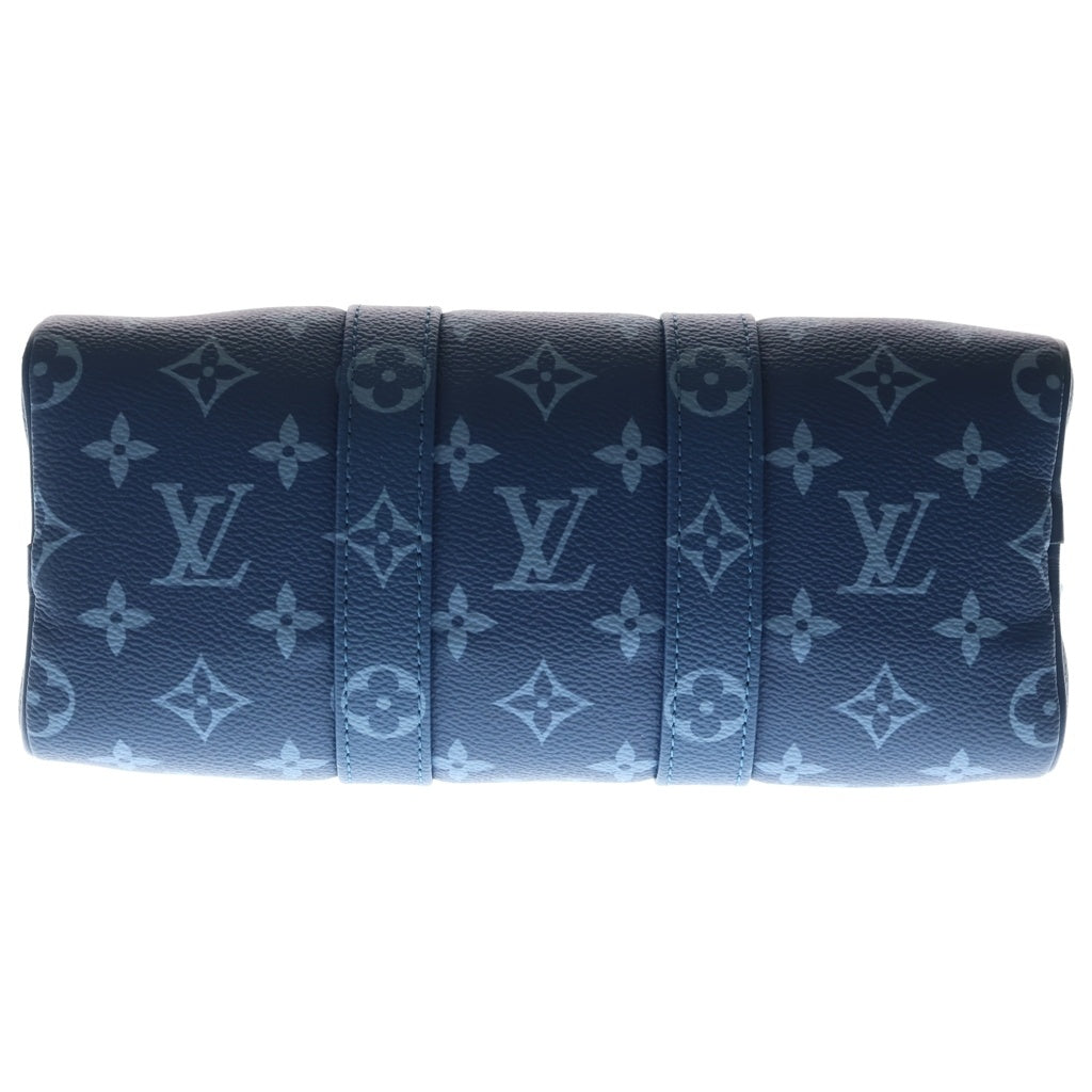 LOUIS VUITTON(ルイヴィトン) キーポル バンドリエール25 モノグラム アトランティックブルー PVC レザー 2WAY ハンド ショルダーバッグ ブルー M46803 レディース