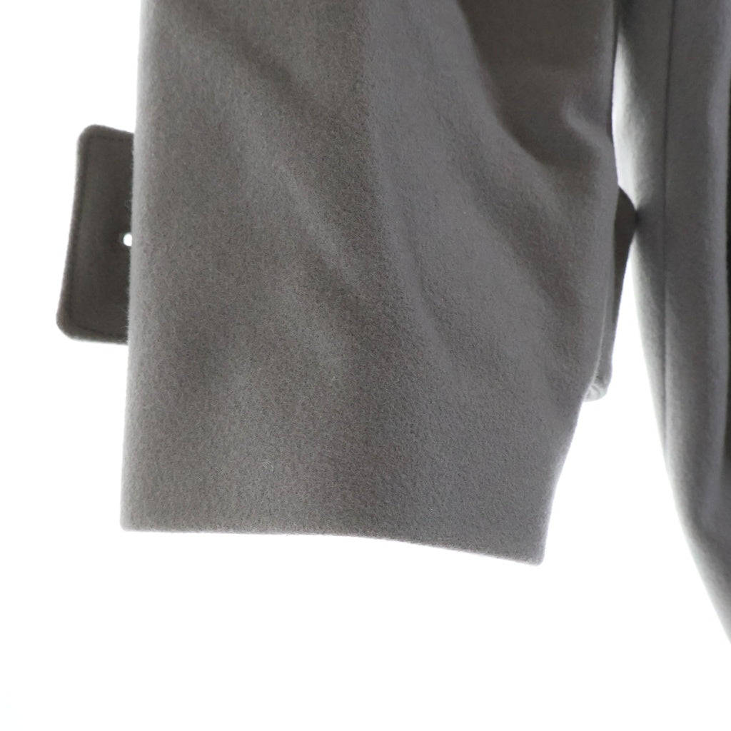 MACKINTOSH(マッキントッシュ) NEW HUMBIE NO COLLAR MB ニューハンビーノーカラーコート ハーフコート ウール 金ボタン グレー L232MO1133FL2K レディース