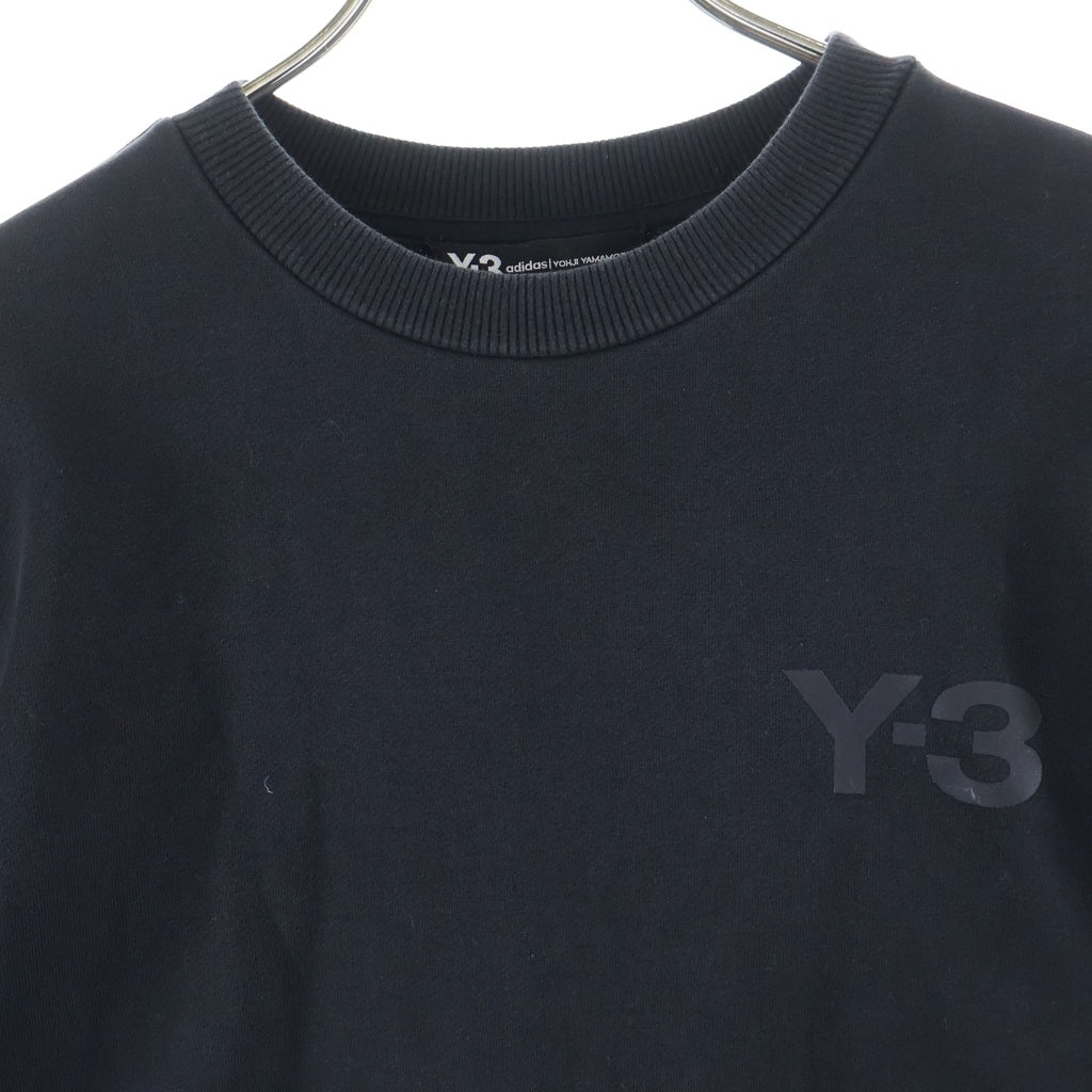 Y-3(ワイスリー) クルーネックトレーナー スウェット ブラック #M