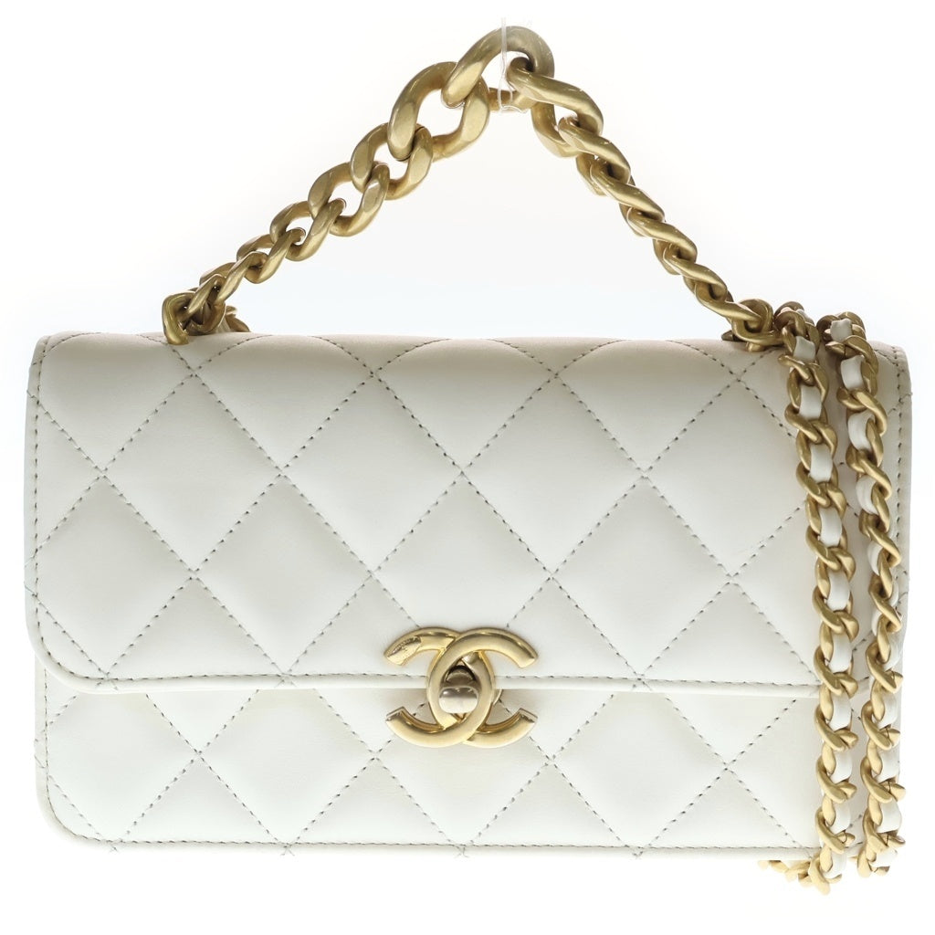 CHANEL(シャネル) マトラッセ ミニフラップ チェーンショルダーバッグ