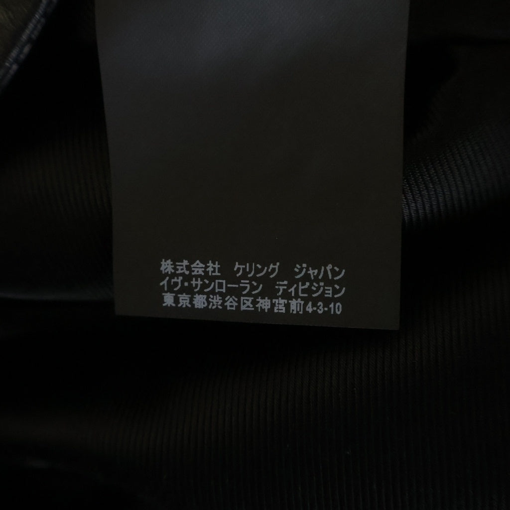 SAINT LAURENT PARIS(サンローランパリ) Y5YA1 レザーライダースジャケット ブラック #46 362239