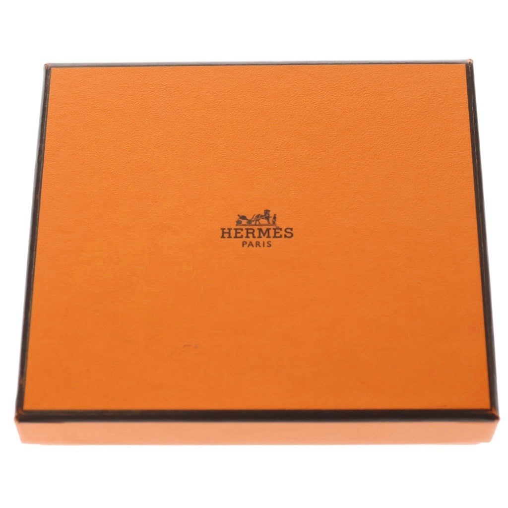 HERMES(エルメス) アザップコンパクト ヴォーエプソン シルバー金具 ラウンドファスナー財布 コンパクトウォレット B刻印 ホワイト レディース