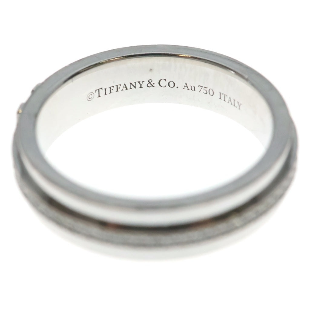 TIFFANY & Co.(ティファニー) Tナロー ダイヤ リング 指輪 K18WG ホワイトゴールド レディース