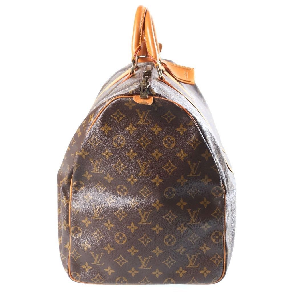 LOUIS VUITTON(ルイヴィトン) モノグラム キーポル60 トラベルバッグ ハンドバッグ ボストンバッグ ブラウン レザー M41422 ゴールド金具 レディース