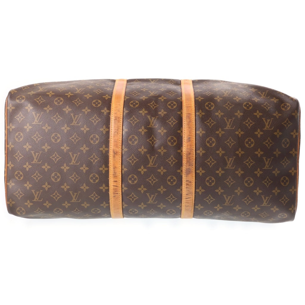 LOUIS VUITTON(ルイヴィトン) モノグラム キーポル60 トラベルバッグ ハンドバッグ ボストンバッグ ブラウン レザー M41422 ゴールド金具 レディース